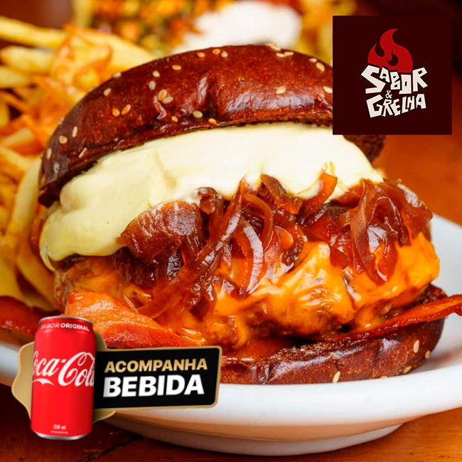 Combo Classic Cheddar individual + Coca Cola + Fritas